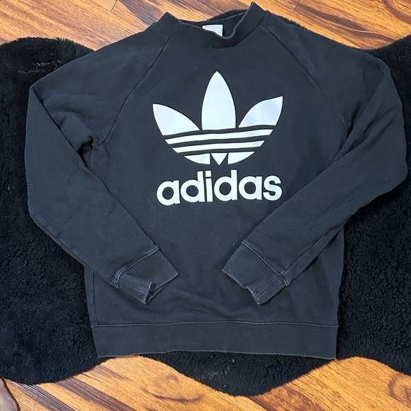 Adidas Ladie’s Black Crewneck Sweater - Picture 1 of 1